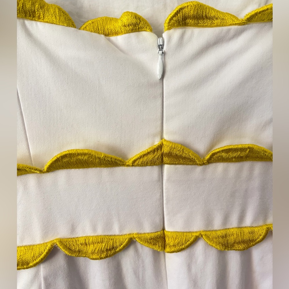 Y2K Vintage Original Milly of New York Mini Dress Embroidered Details Size 6 - Picture 7 of 11